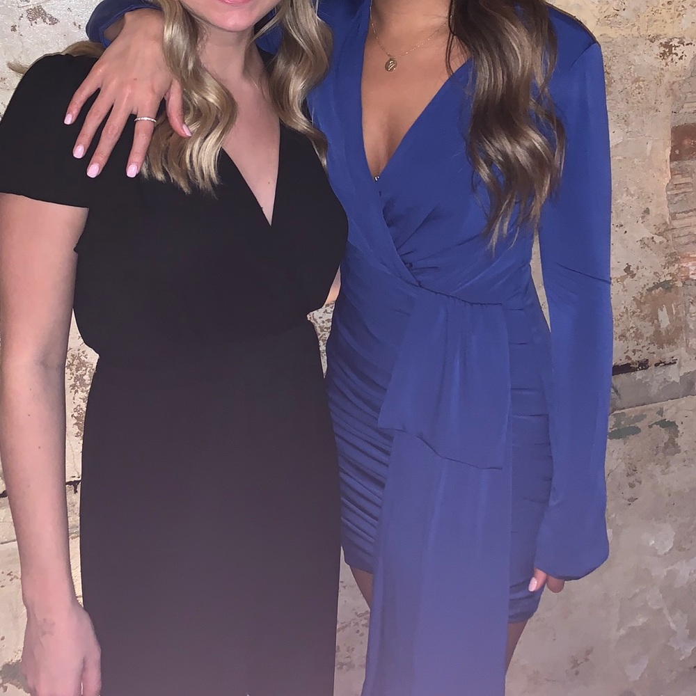 Lulus asymmetrical royal blue dress